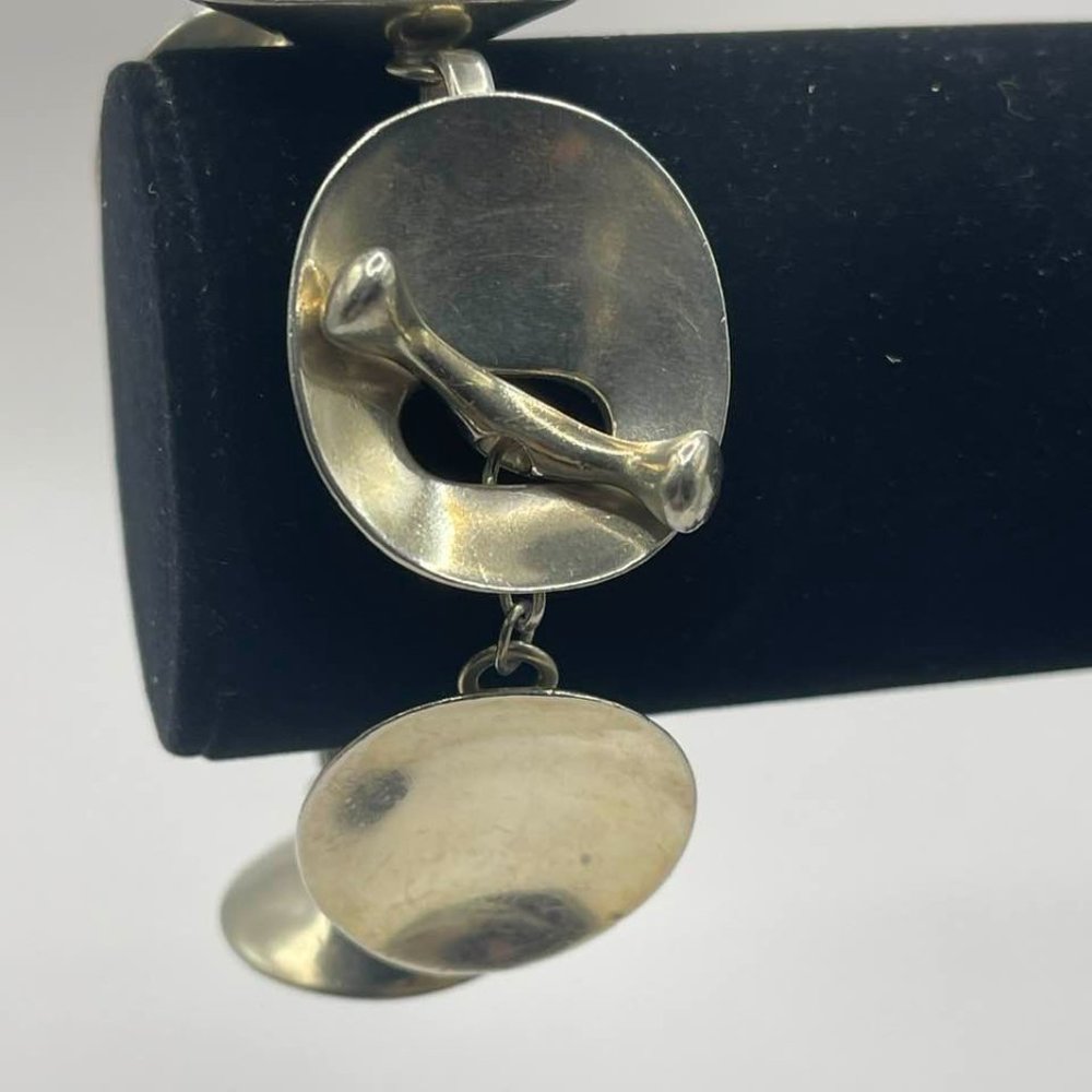 Robert Lee Morris Solid Silver Oversized Concave … - image 5